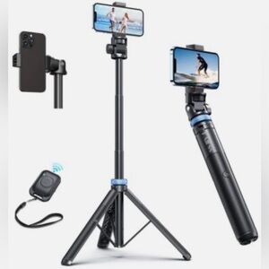 Kaiess 62" Phone Tripod Selfie Stick/ Stand w/ Remote, Bluetooth | New in Box